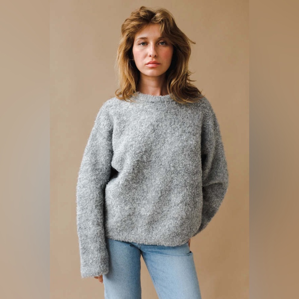 Le Bon Shoppe Envie Sweater - Heather Gray, Women’s XS/S